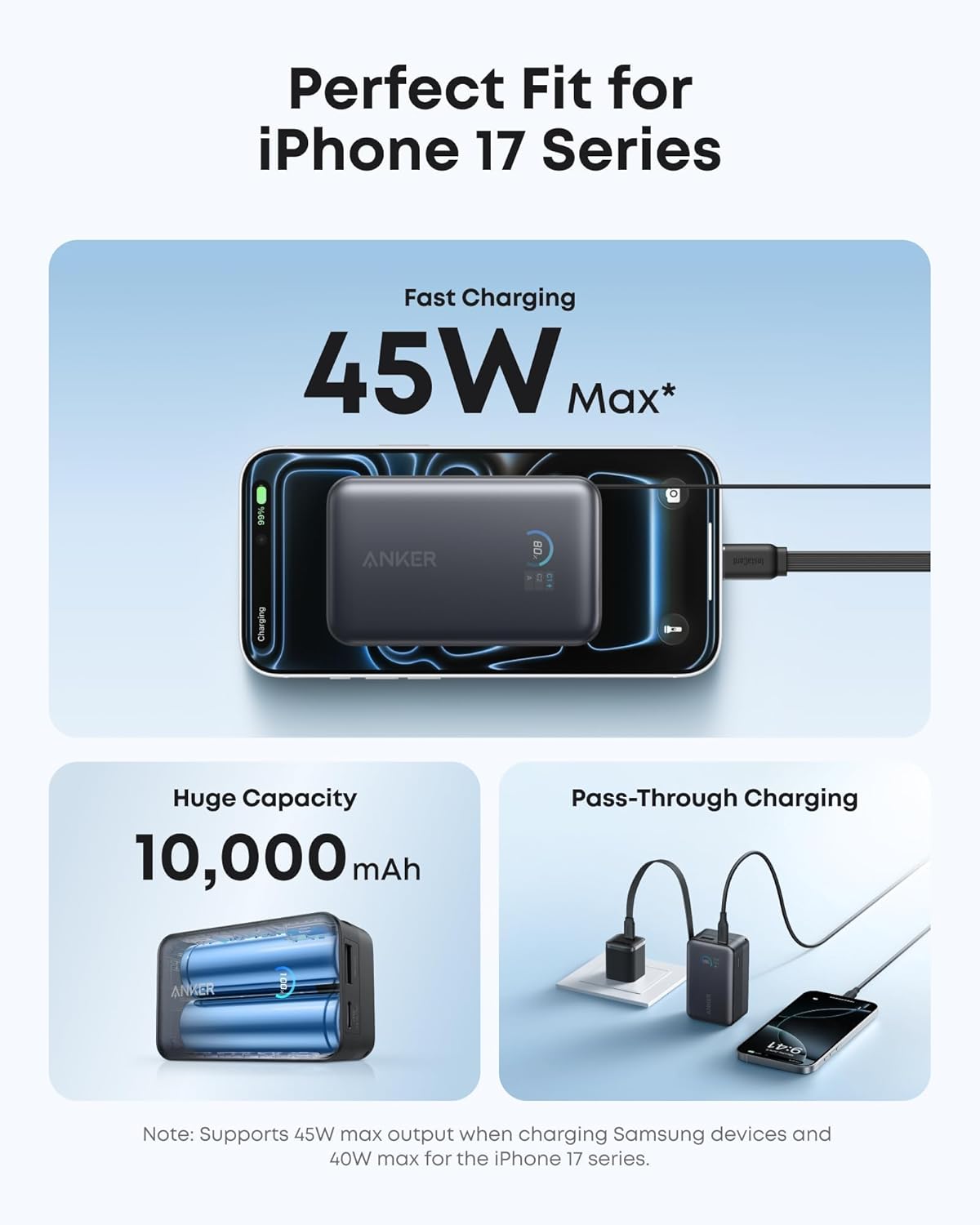 Anker Nano Power Bank (10K, 45W, Built-In Retractable USB-C Cable) - Agenda365.com