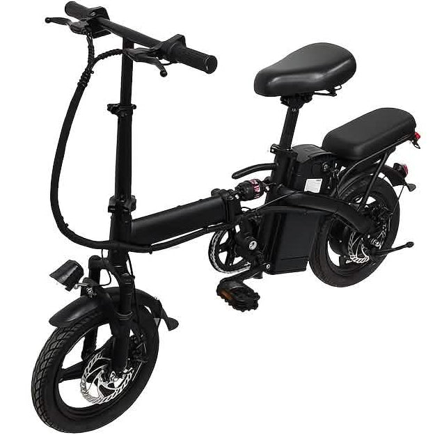 14" Folding Electric Bike 48V Lightweight E-Bike 330LB Load 19MPH 28-Mile Range - Agenda365.com