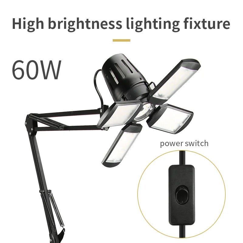 TAIDU PROMOTION MULTI-FUNCTIONAL DOUBLE HOLDER TATTOO BENCH WITH LIGHT - Agenda365.com