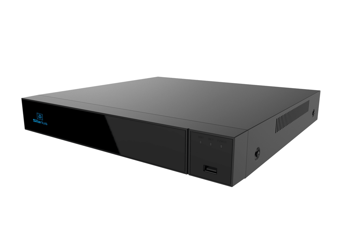 Silarius Pro Series SIL-NVR16CHPOE 25CH total, 16-Channels 4K POE NVR Gigabit, NVR, NO HDD - Agenda365.com