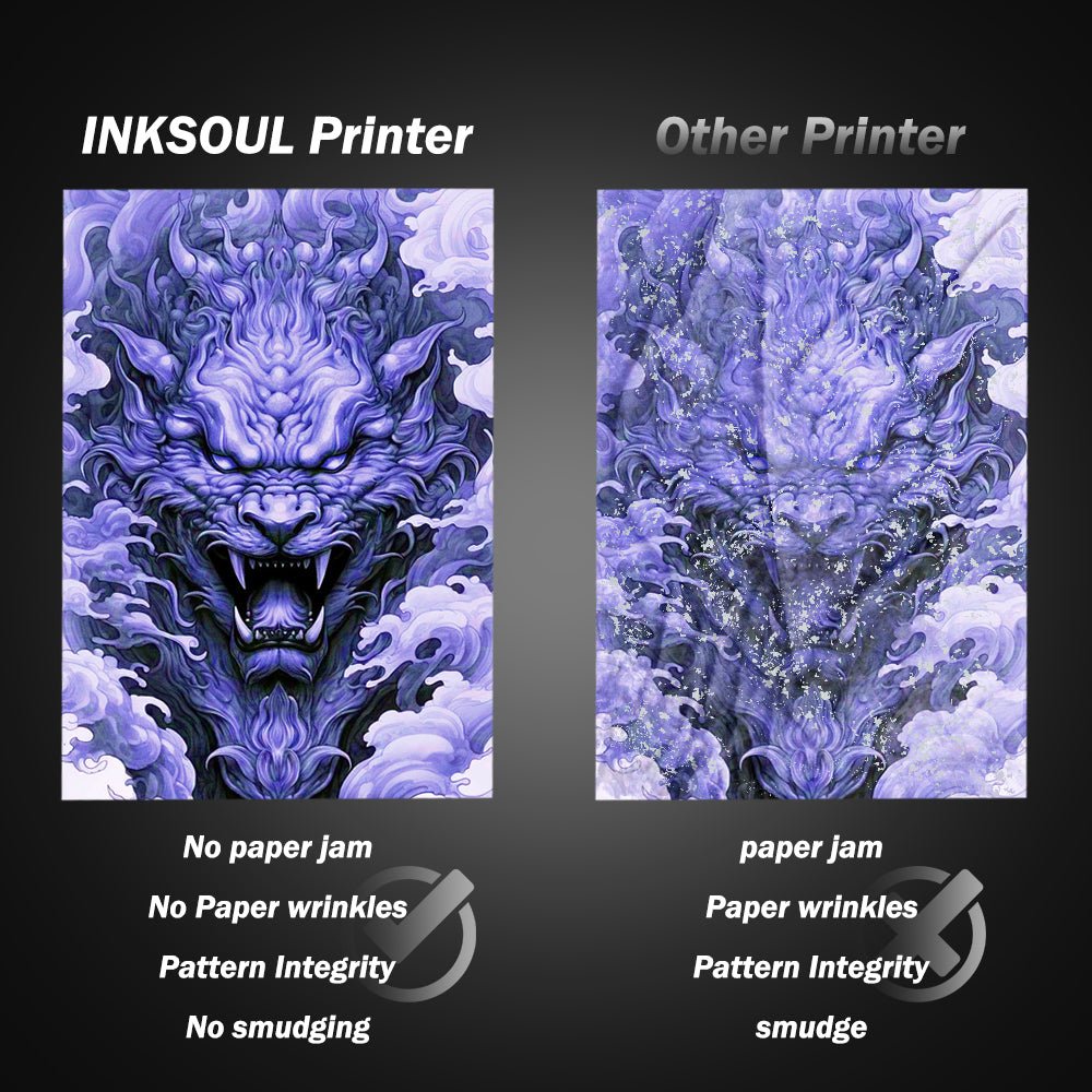 INKSOUL® T08FS Wireless Tattoo Transfer Stencil Printer-Can print shadows - Agenda365.com