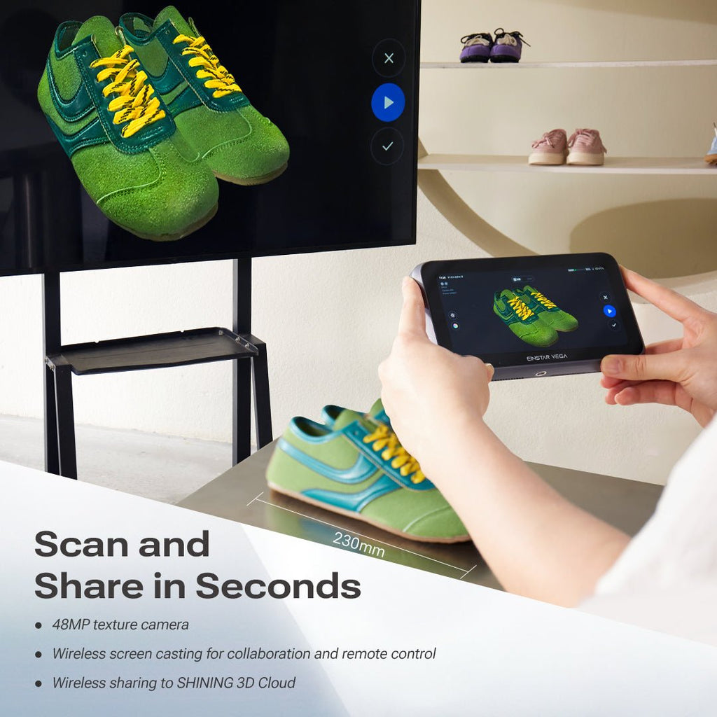EINSTAR VEGA-Wireless All-In-One 3D Scanner - Agenda365.com