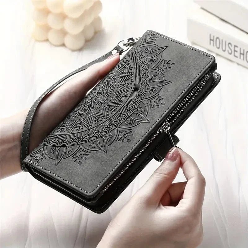 Stylish Leather Lanyard Wallet Case - Agenda365.com