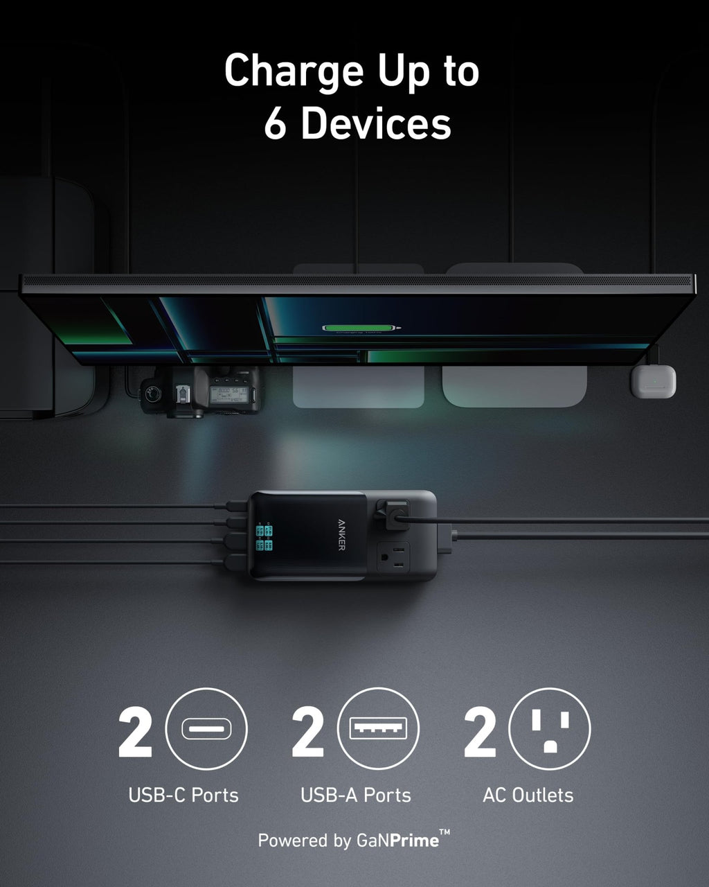 Anker Prime 6-in-1 Charging Station (140W) - Agenda365.com