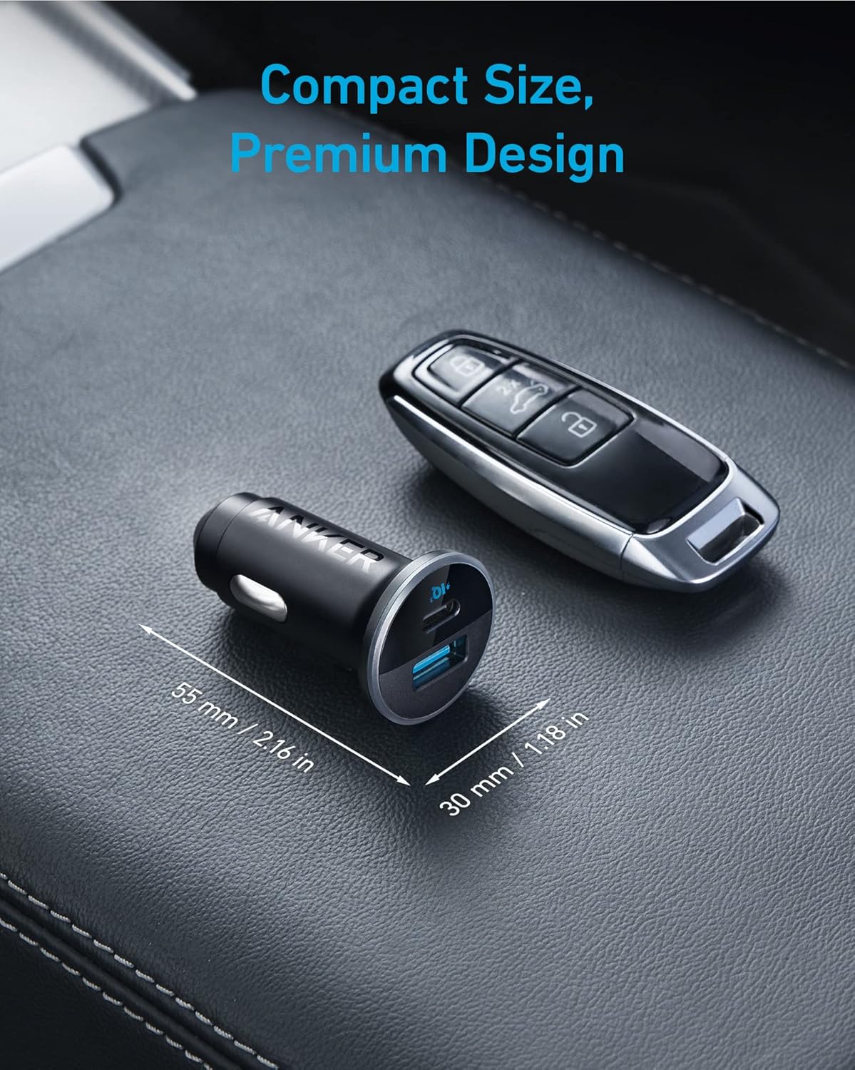 Anker <b>323</b> Car Charger (52.5W) - Agenda365.com
