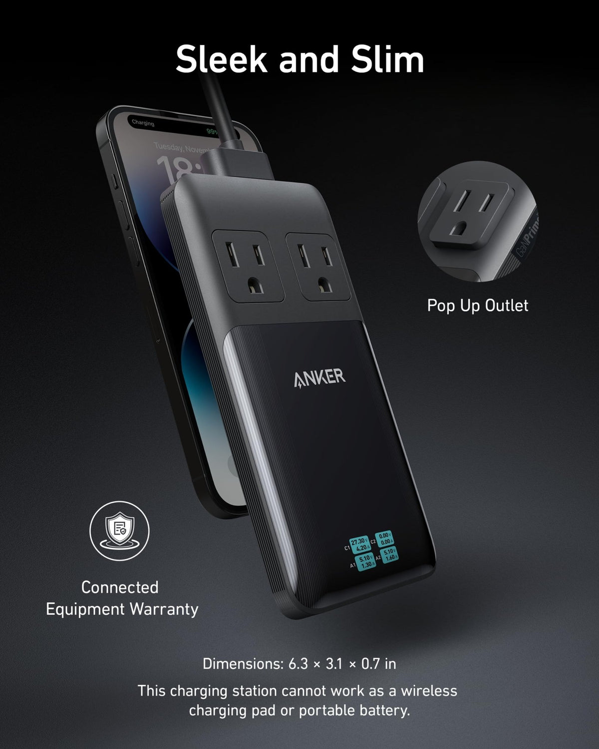 Anker Prime 6-in-1 Charging Station (140W) - Agenda365.com
