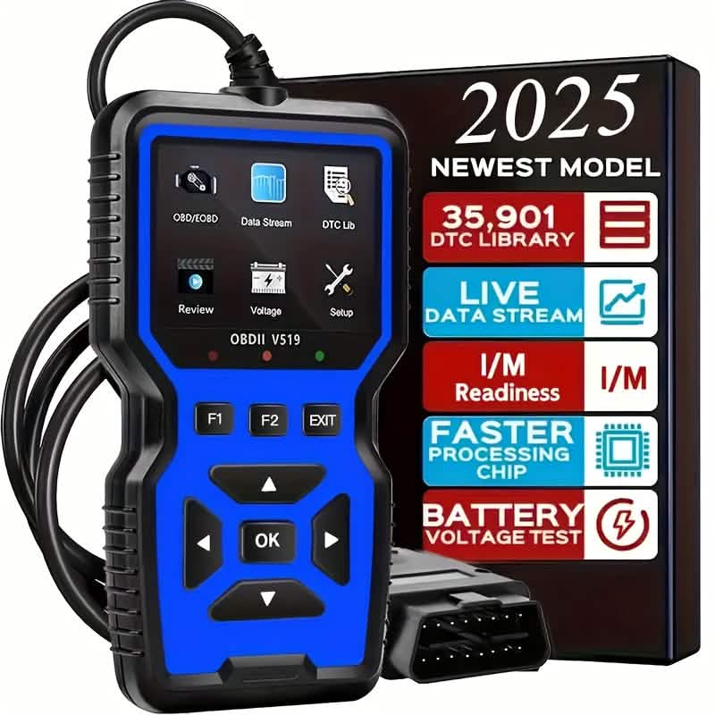 OBD2 Engine Diagnostic Tool – Universal Code Reader (Blue) - Agenda365.com