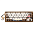 XVX MU68 FujiWave VIA Wireless Wooden Mechanical Keyboard - Agenda365.com