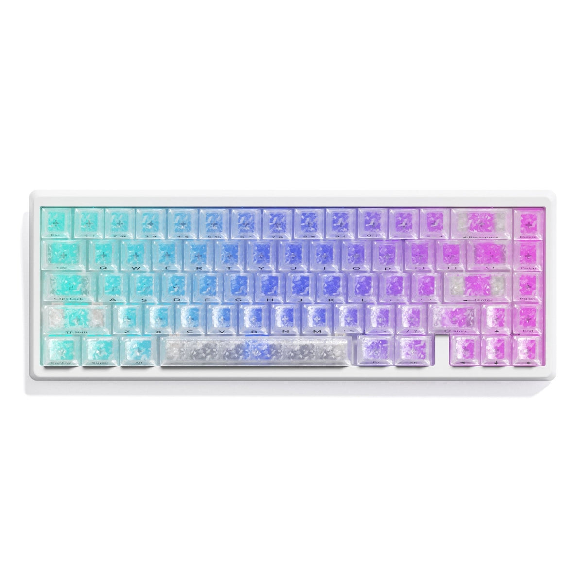 XVX M67 JadeStone Forged Carbon VIA Tri-Mode Mechanical Keyboard - Agenda365.com