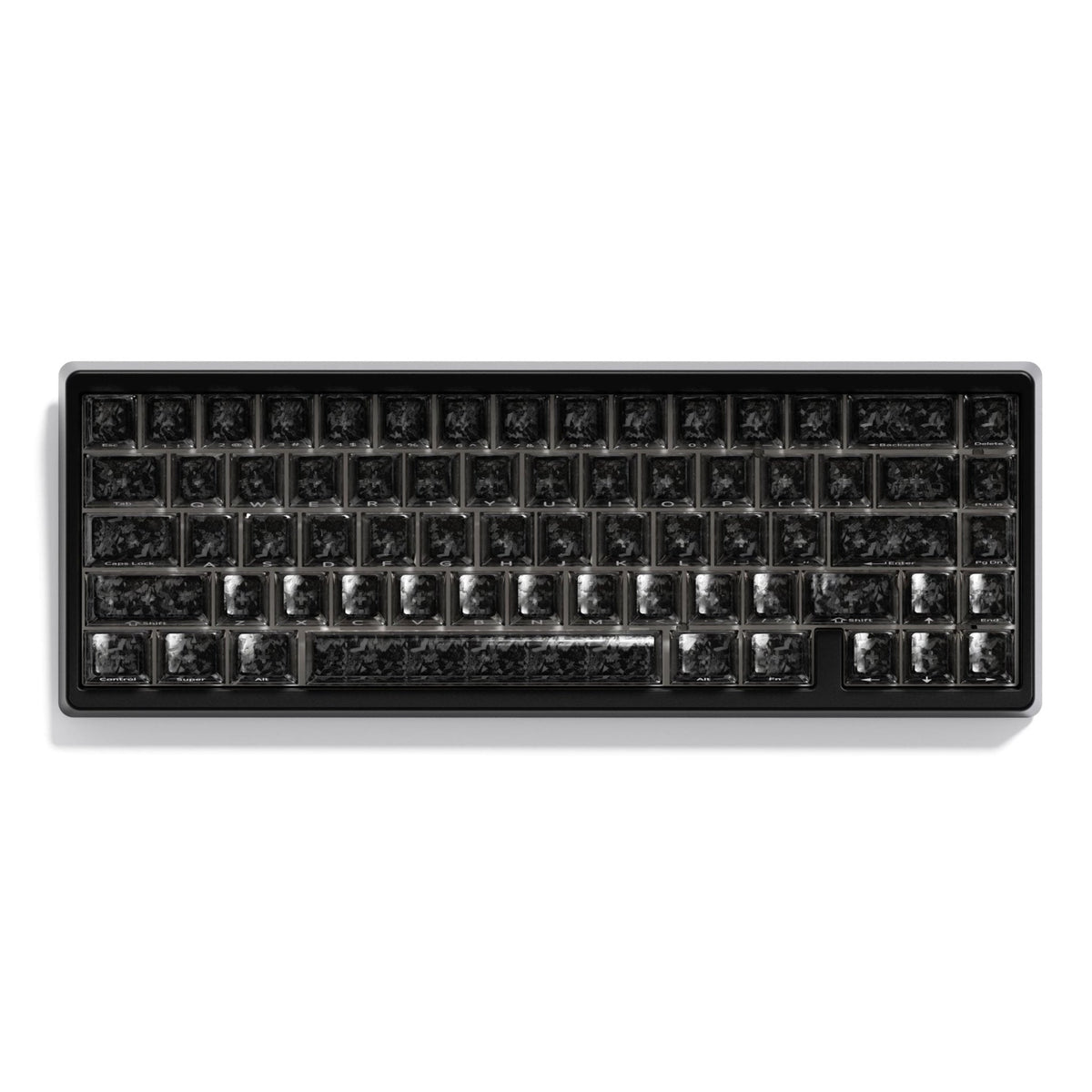 XVX M67 JadeStone Forged Carbon VIA Tri-Mode Mechanical Keyboard - Agenda365.com
