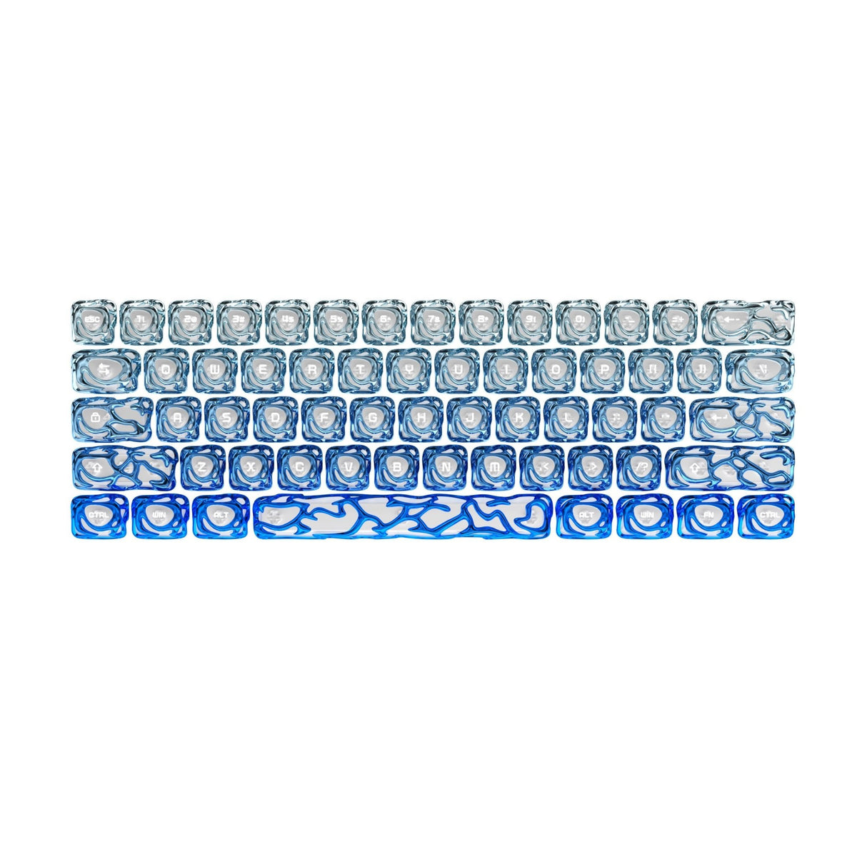 XVX Venom Themed Liquid Metallic Electroplating ABS+PC Keycap Set - Agenda365.com