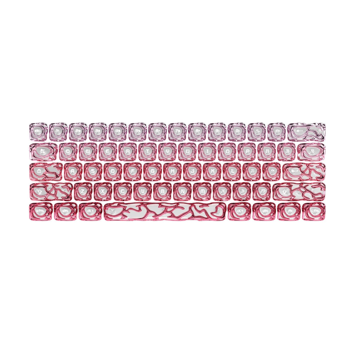 XVX Venom Themed Liquid Metallic Electroplating ABS+PC Keycap Set - Agenda365.com