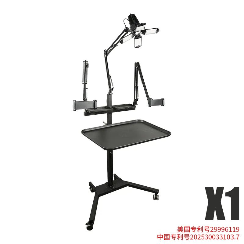 TAIDU PROMOTION MULTI-FUNCTIONAL DOUBLE HOLDER TATTOO BENCH WITH LIGHT - Agenda365.com