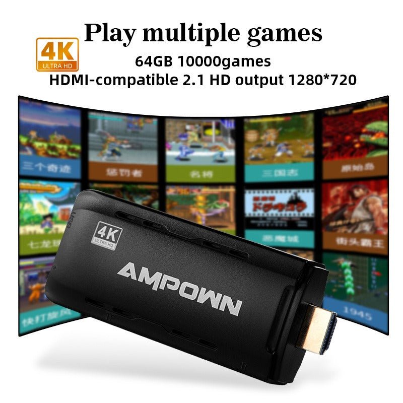 Wireless HD arcade PSP home TV game console U9 retro doubles mini game console - Agenda365.com
