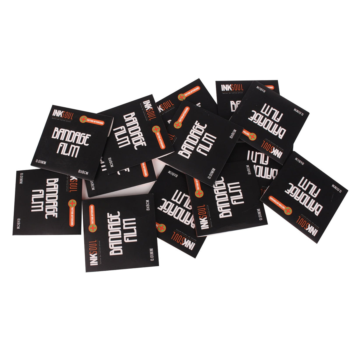 INKSOUL® Tattoo Aftercare Bandage Film 0.01mm ultrathin 3.1in X 3.1in 10sheets - Agenda365.com