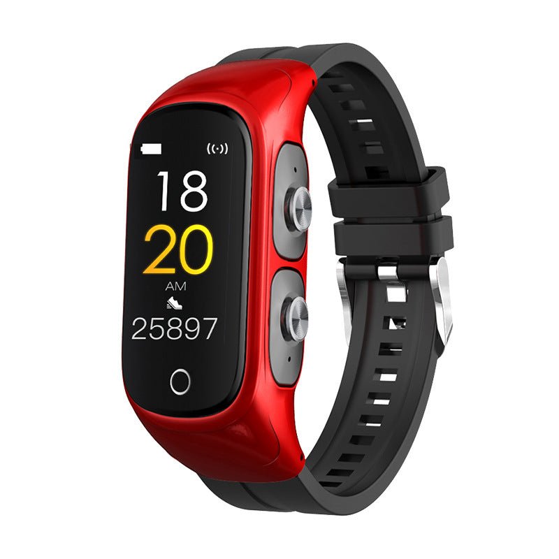 New N8 Smart Bracelet Pair Ear Bluetooth Headset Two-In-One Sports Watch - Agenda365.com