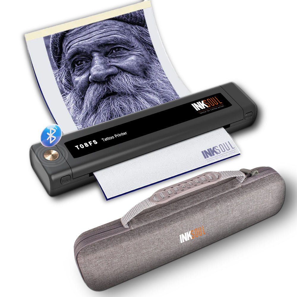 INKSOUL® T08FS Wireless Tattoo Transfer Stencil Printer-Can print shadows - Agenda365.com