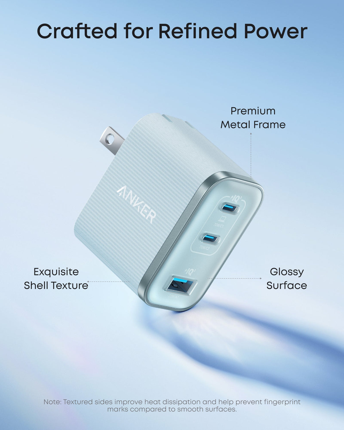 Anker Nano Charger (70W, 3 Ports) - Agenda365.com