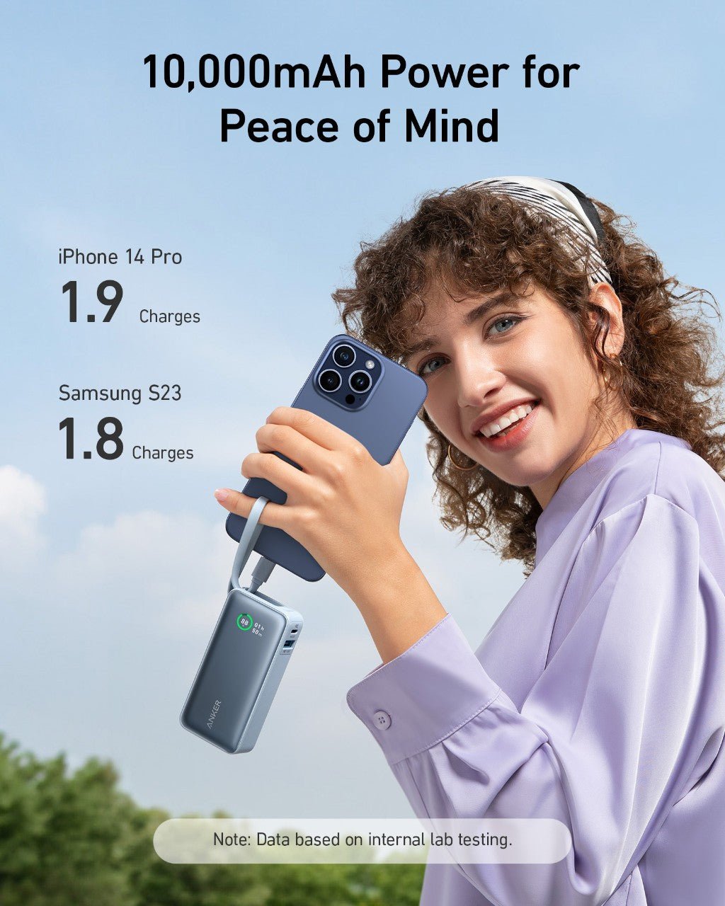 Anker Nano Power Bank (30W, Built-In USB-C Cable) - Agenda365.com
