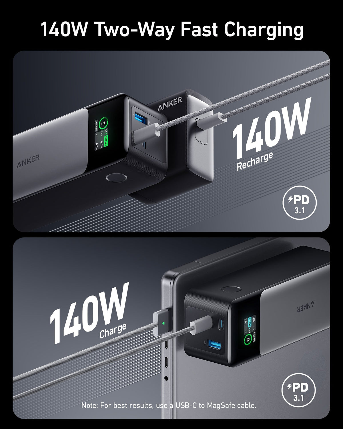 Anker 737 Power Bank (PowerCore 24K) - Agenda365.com