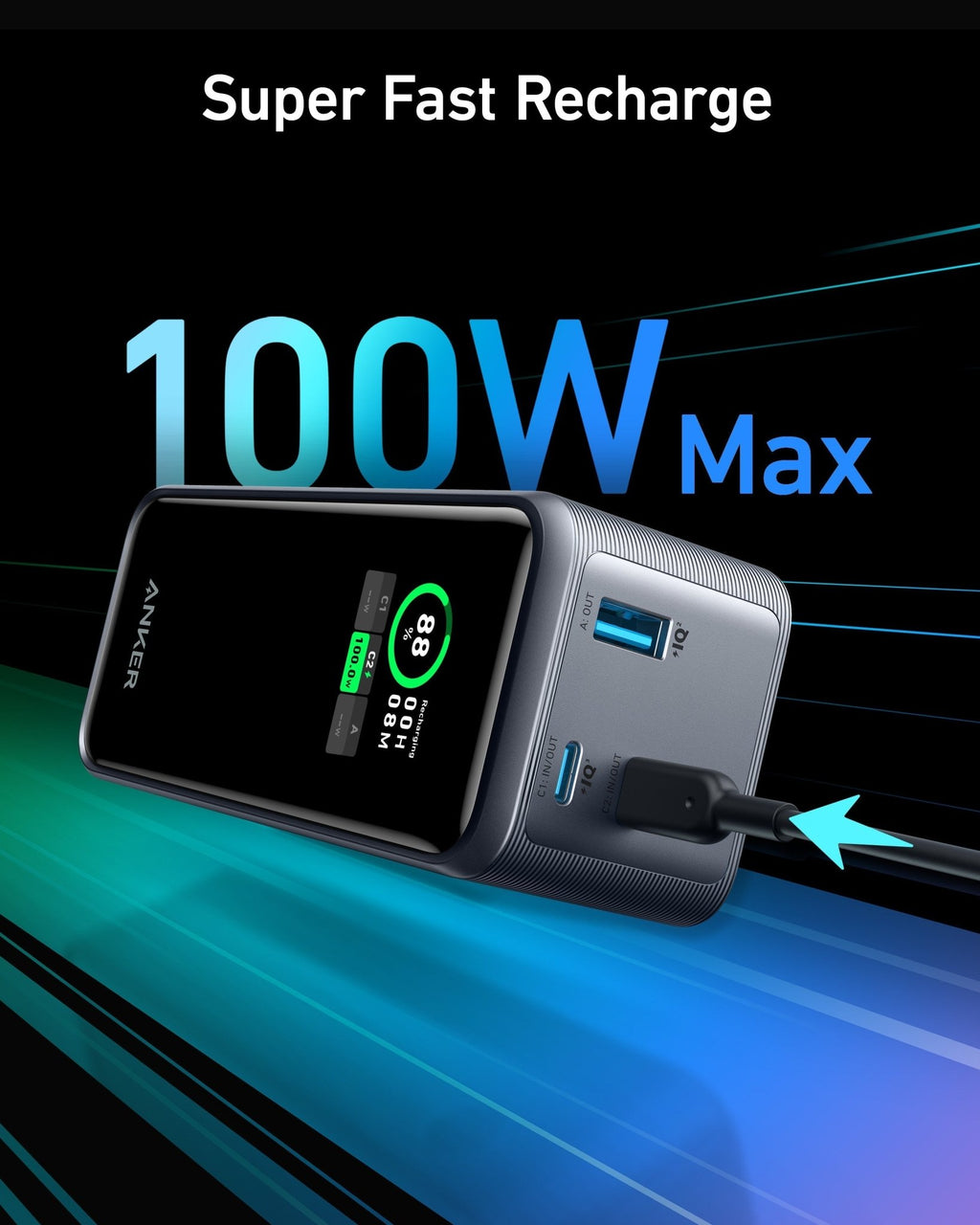Anker Prime Power Bank (20K, 200W) - Agenda365.com