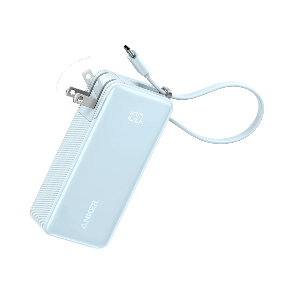 Anker Power Bank (10K, Fusion, Built-In Cable) - Agenda365.com