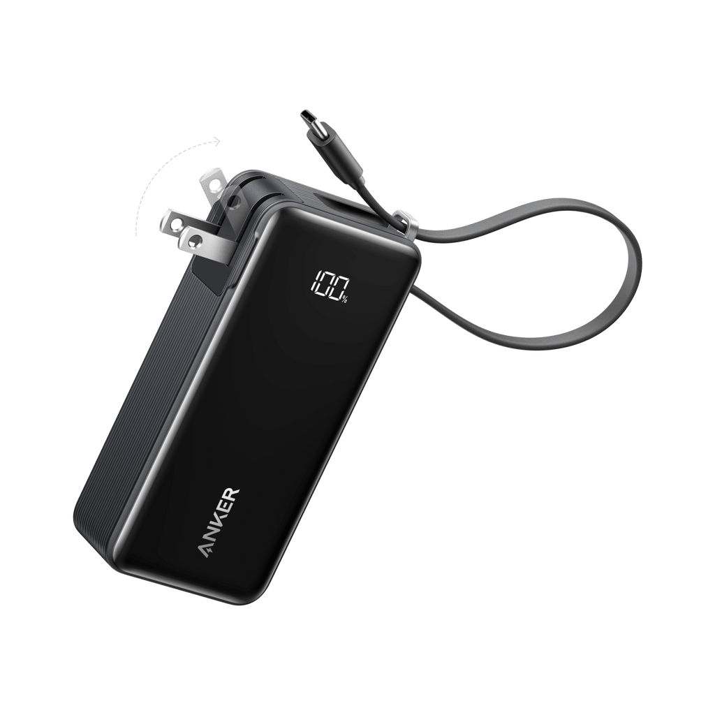 Anker Power Bank (10K, Fusion, Built-In Cable) - Agenda365.com
