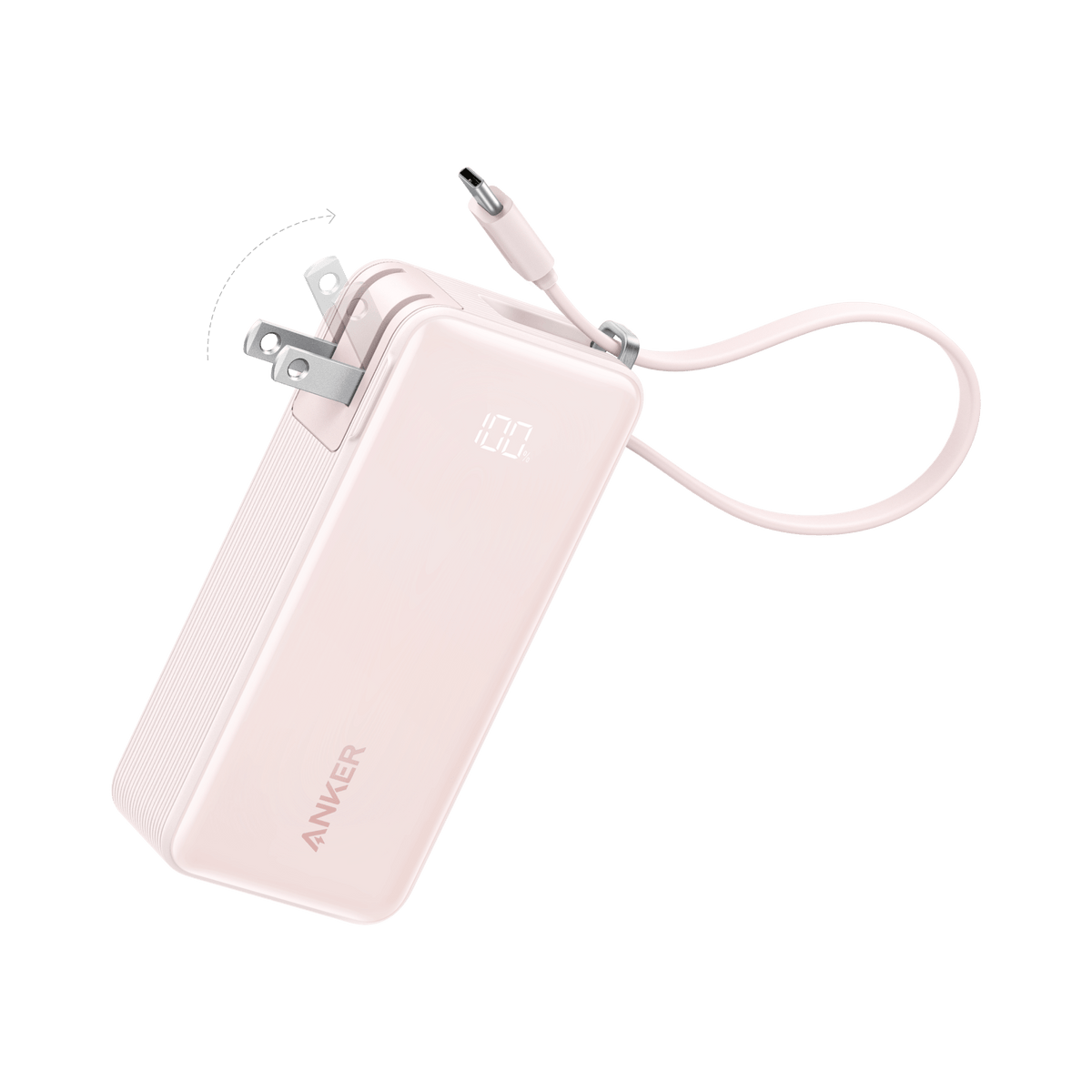 Anker Power Bank (10K, Fusion, Built-In Cable) - Agenda365.com