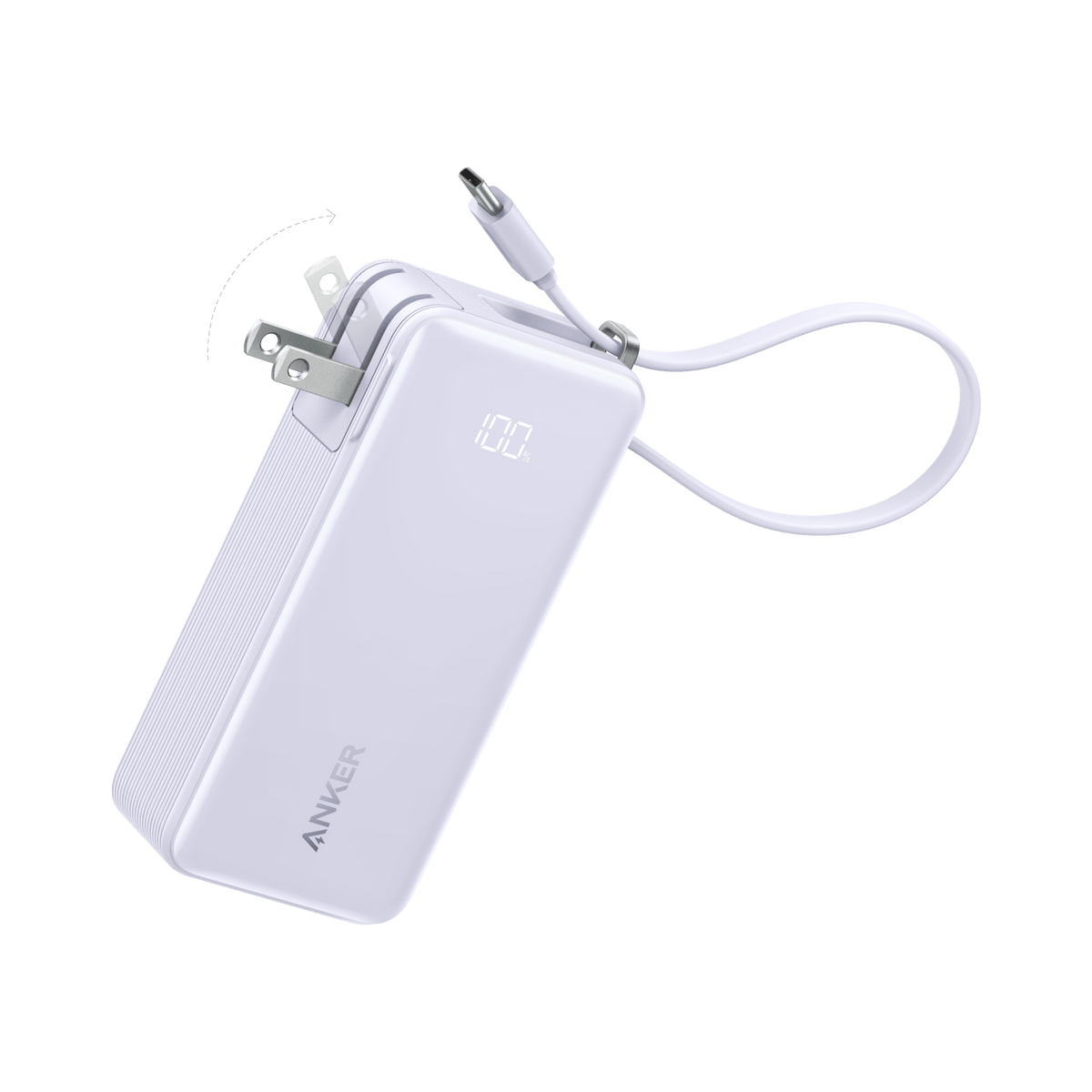 Anker Power Bank (10K, Fusion, Built-In Cable) - Agenda365.com