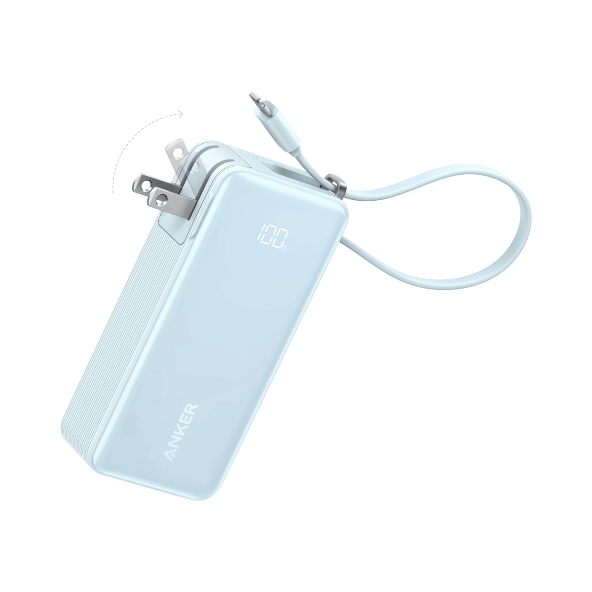 Anker Power Bank (10K, Fusion, Built-In Cable) - Agenda365.com
