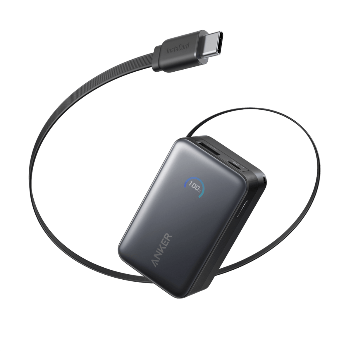Anker Nano Power Bank (10K, 45W, Built-In Retractable USB-C Cable) - Agenda365.com