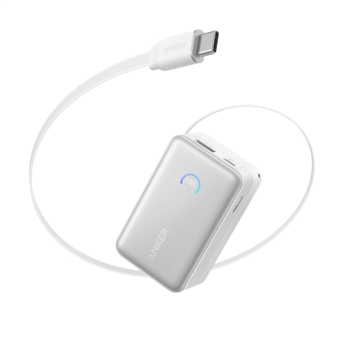 Anker Nano Power Bank (10K, 45W, Built-In Retractable USB-C Cable) - Agenda365.com