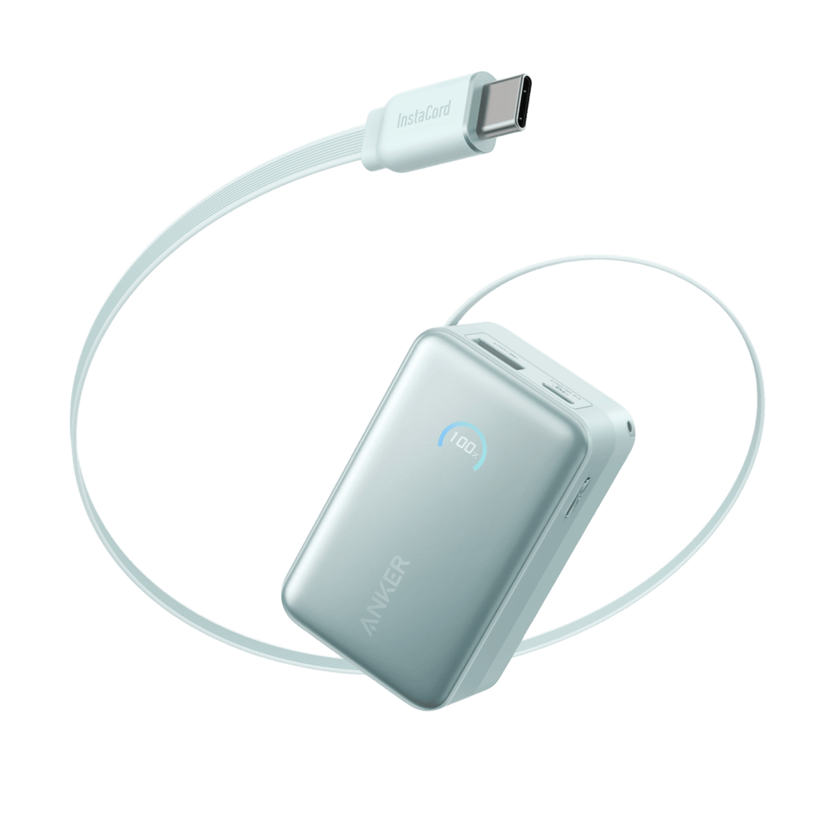 Anker Nano Power Bank (10K, 45W, Built-In Retractable USB-C Cable) - Agenda365.com