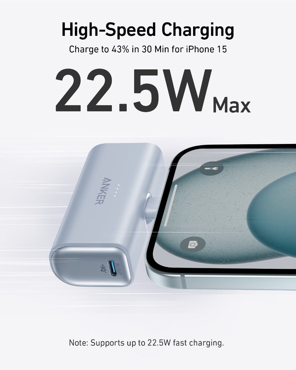 Anker Nano Power Bank (22.5W, Built-In USB-C Connector) - Agenda365.com