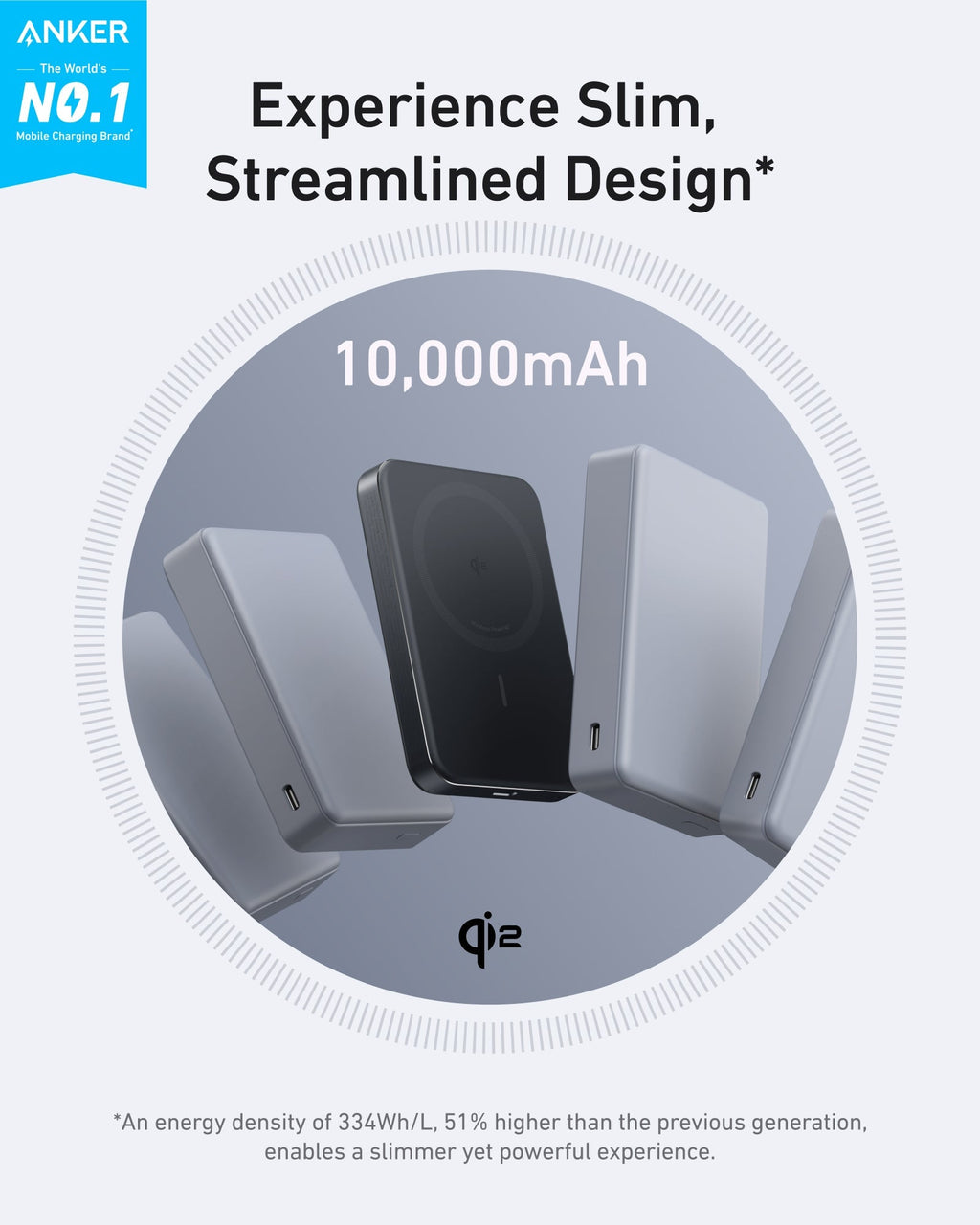 Anker MagGo Power Bank (10K, Slim) - Agenda365.com