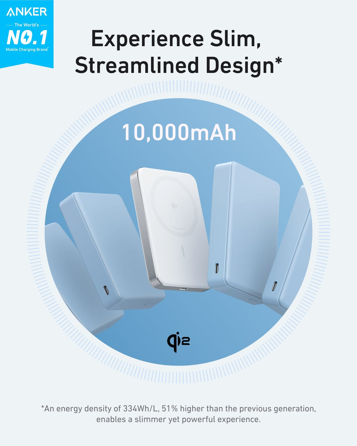 Anker MagGo Power Bank (10K, Slim) - Agenda365.com