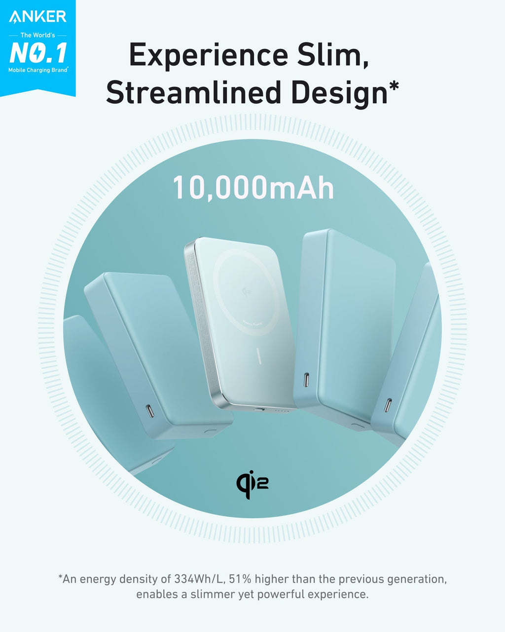 Anker MagGo Power Bank (10K, Slim) - Agenda365.com
