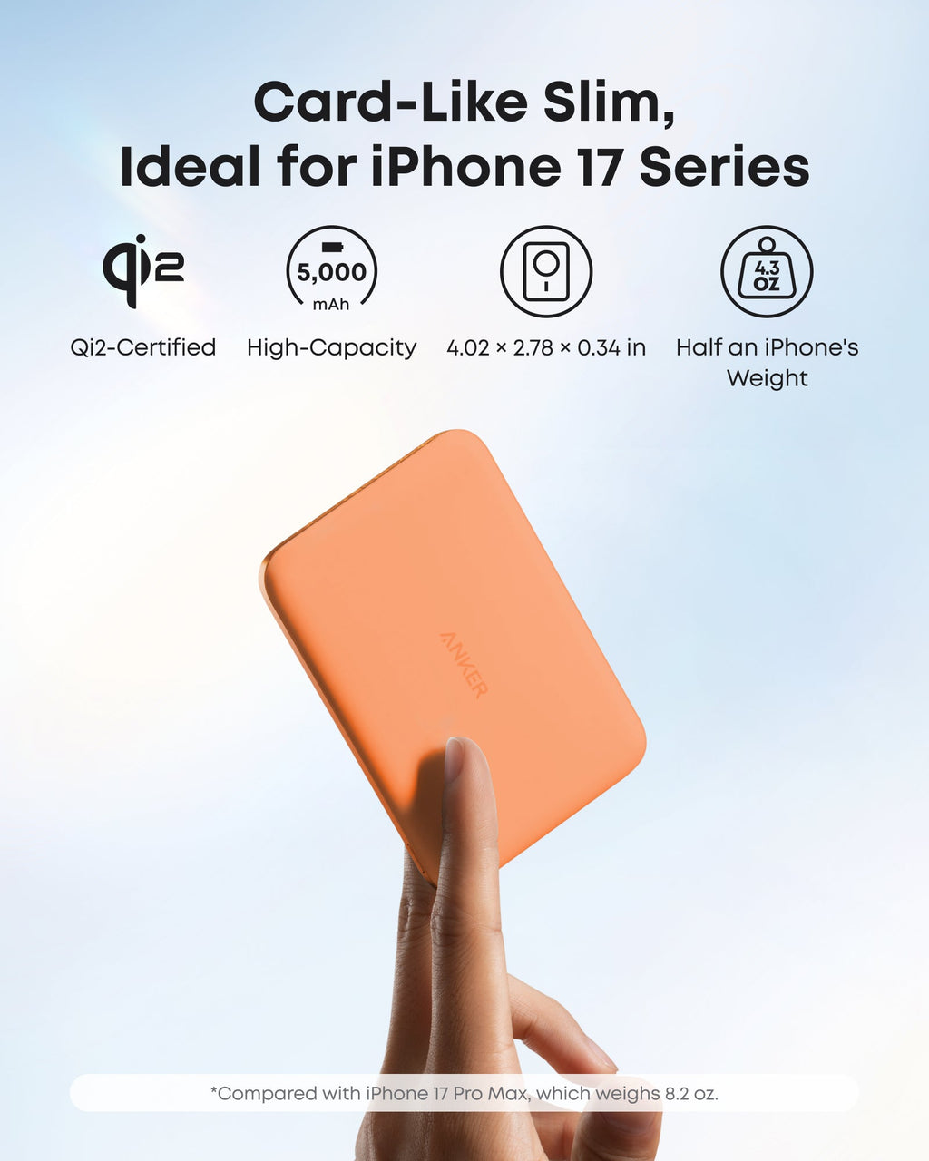 Anker Nano Power Bank (5K, MagGo, Slim) - Agenda365.com