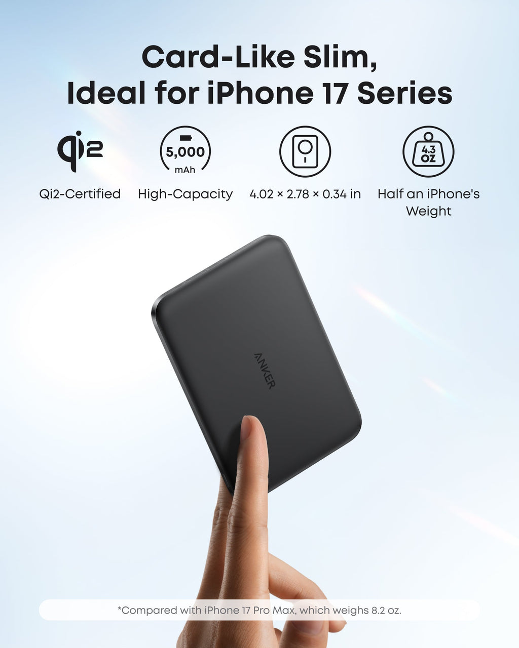 Anker Nano Power Bank (5K, MagGo, Slim) - Agenda365.com