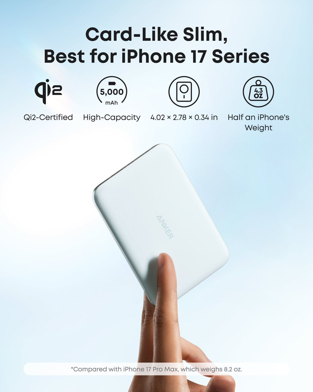 Anker Nano Power Bank (5K, MagGo, Slim) - Agenda365.com