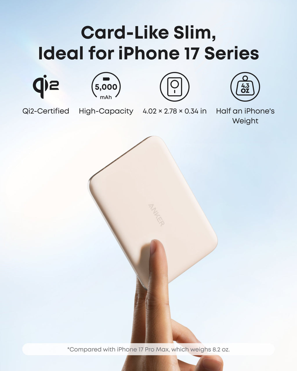 Anker Nano Power Bank (5K, MagGo, Slim) - Agenda365.com