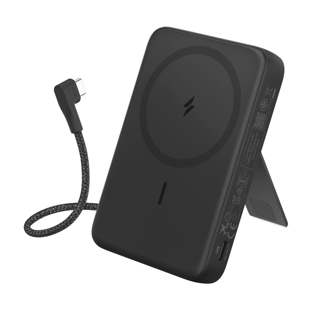 Anker Zolo Magnetic Power Bank (10K, 30W, Built-in USB-C Cable) - Agenda365.com