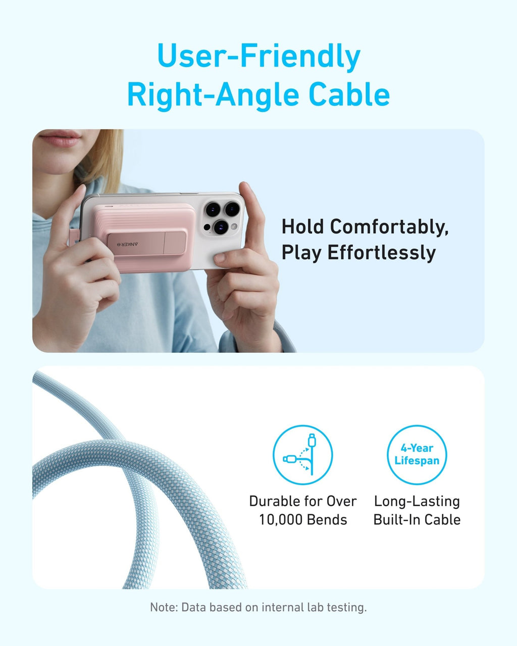 Anker Zolo Magnetic Power Bank (10K, 30W, Built-in USB-C Cable) - Agenda365.com