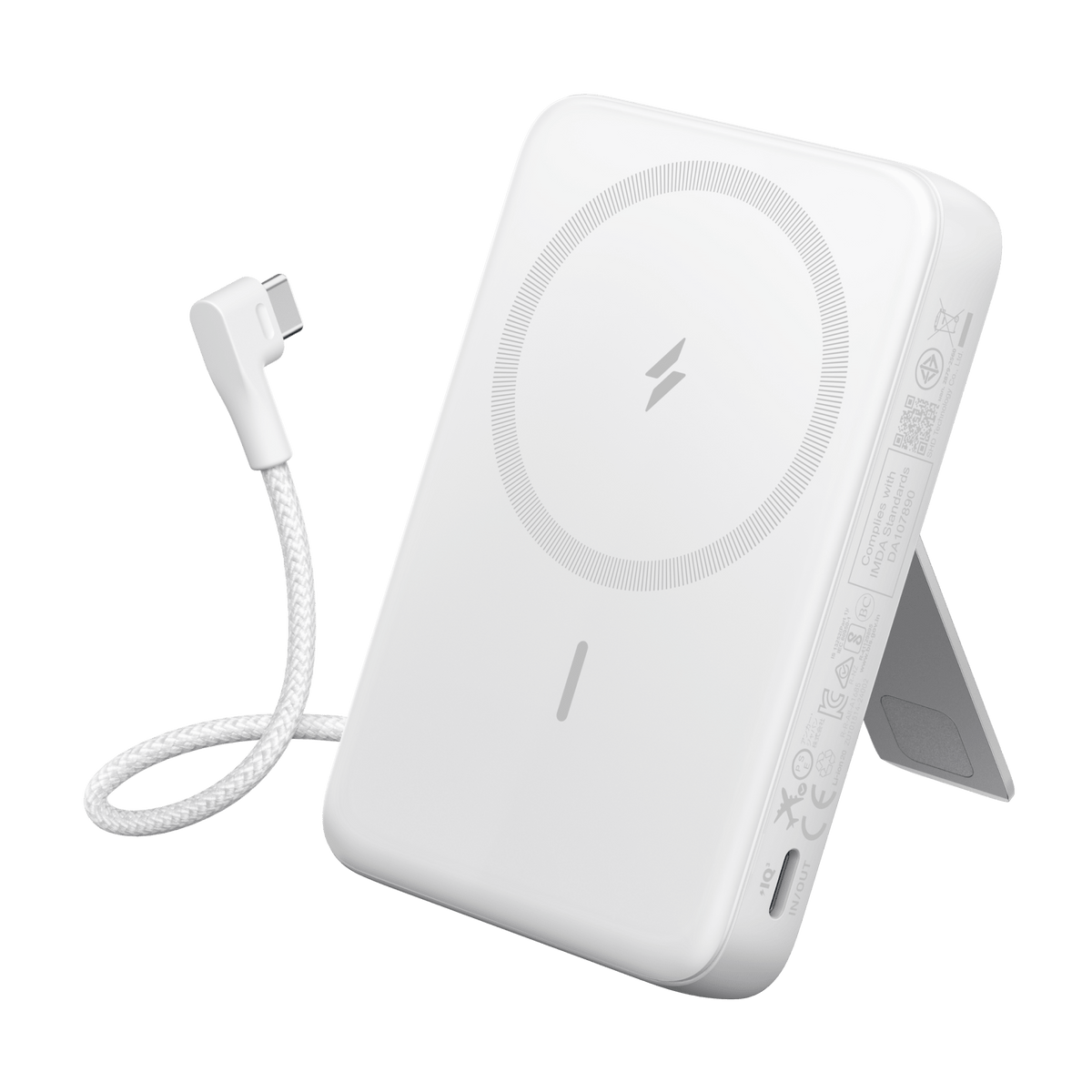 Anker Zolo Magnetic Power Bank (10K, 30W, Built-in USB-C Cable) - Agenda365.com