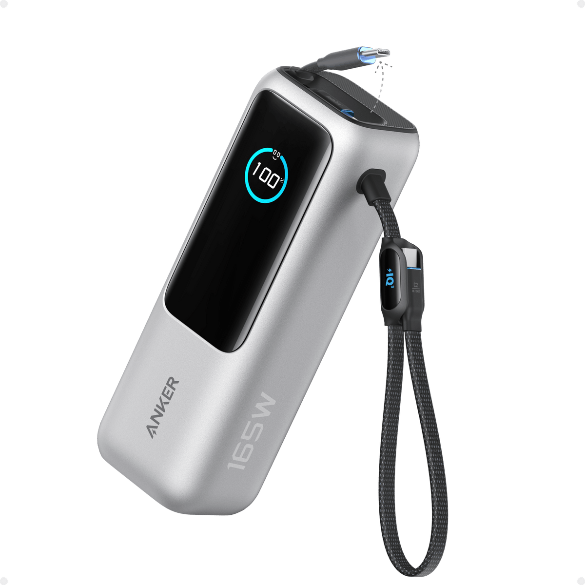 Anker Laptop Power Bank (25K, 165W, Built-In and Retractable Cables) - Agenda365.com