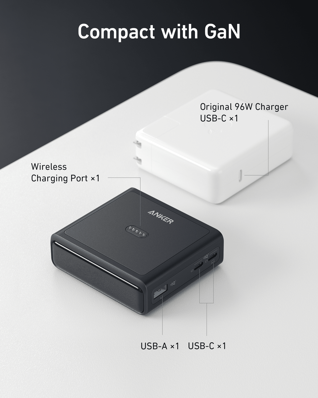 Anker 100W Charging Base for Anker Prime Power Bank - Agenda365.com