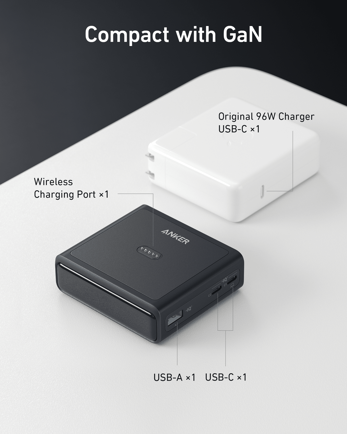 Anker 100W Charging Base for Anker Prime Power Bank - Agenda365.com