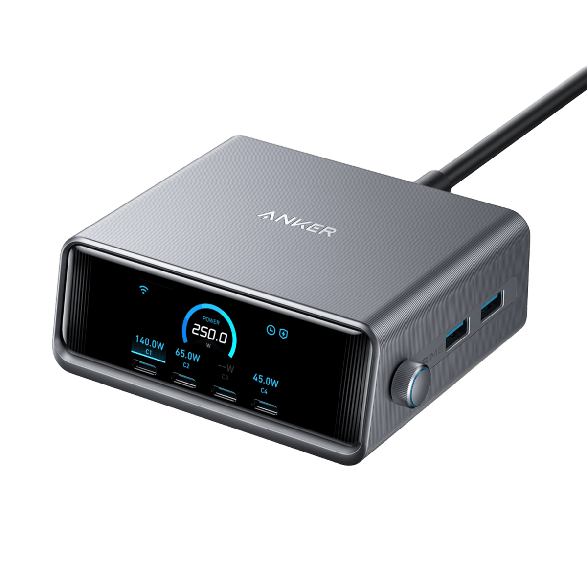 Anker Prime Charger (250W, 6 Ports, GaNPrime) - Agenda365.com