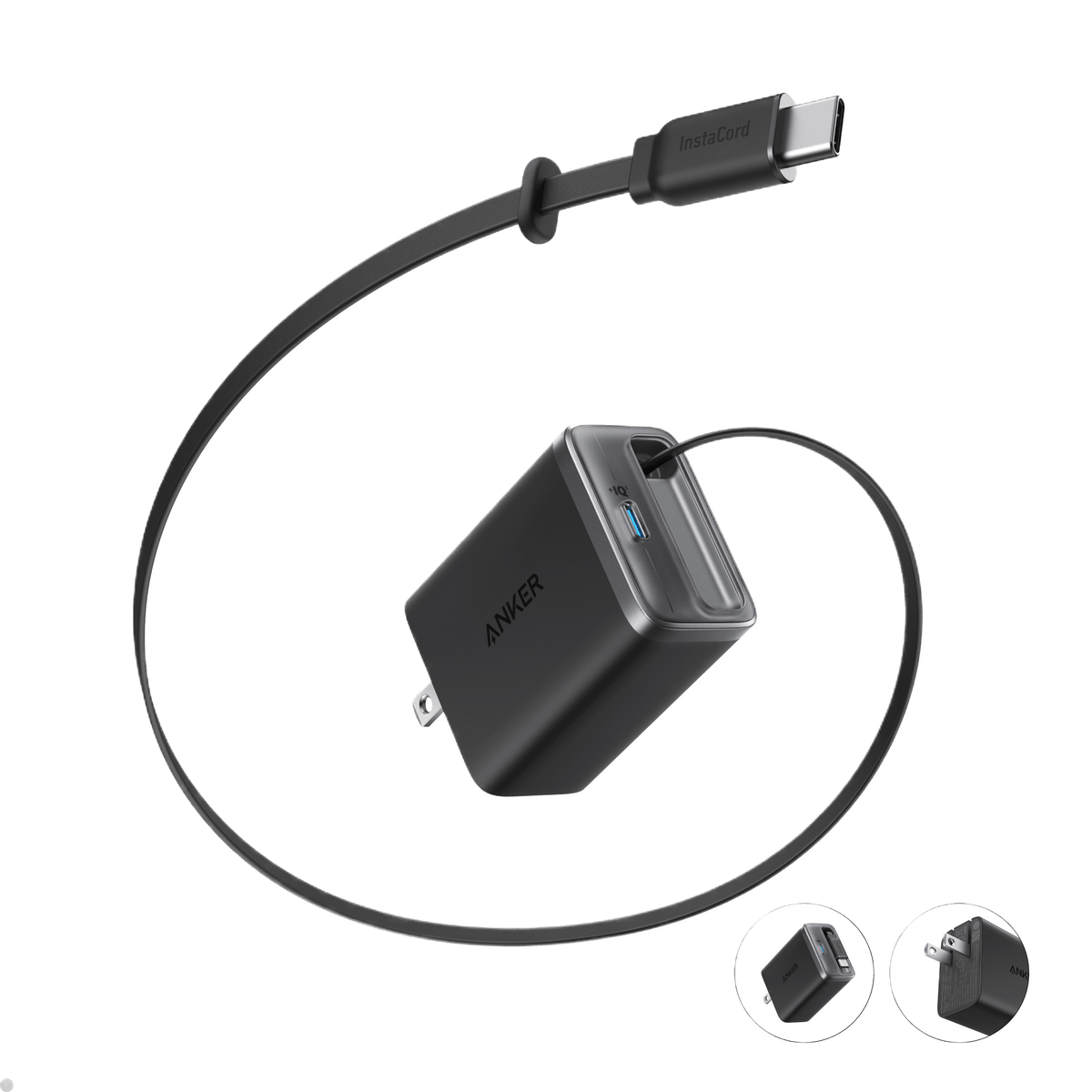 Anker Nano Charger (35W, Built-In Retractable USB-C Cable) - Agenda365.com