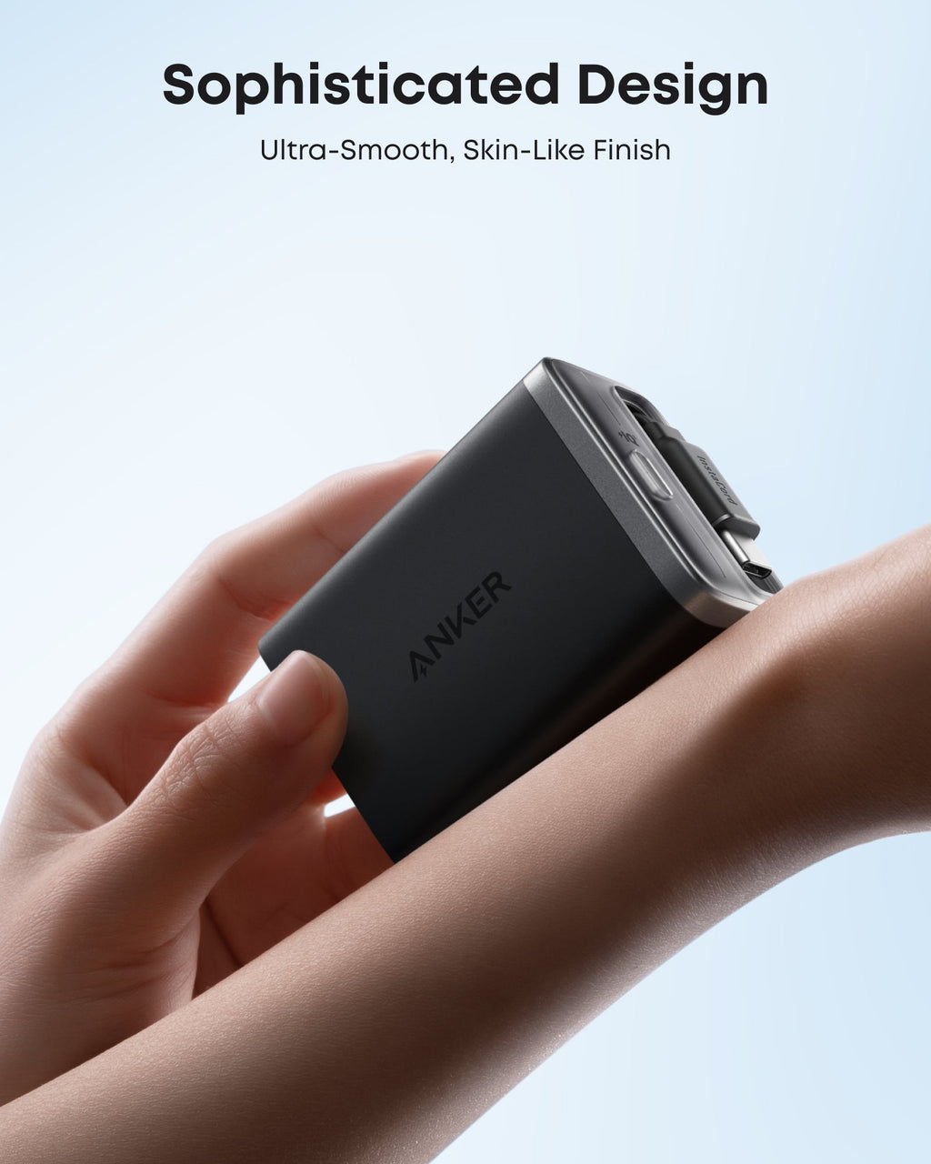 Anker Nano Charger (35W, Built-In Retractable USB-C Cable) - Agenda365.com